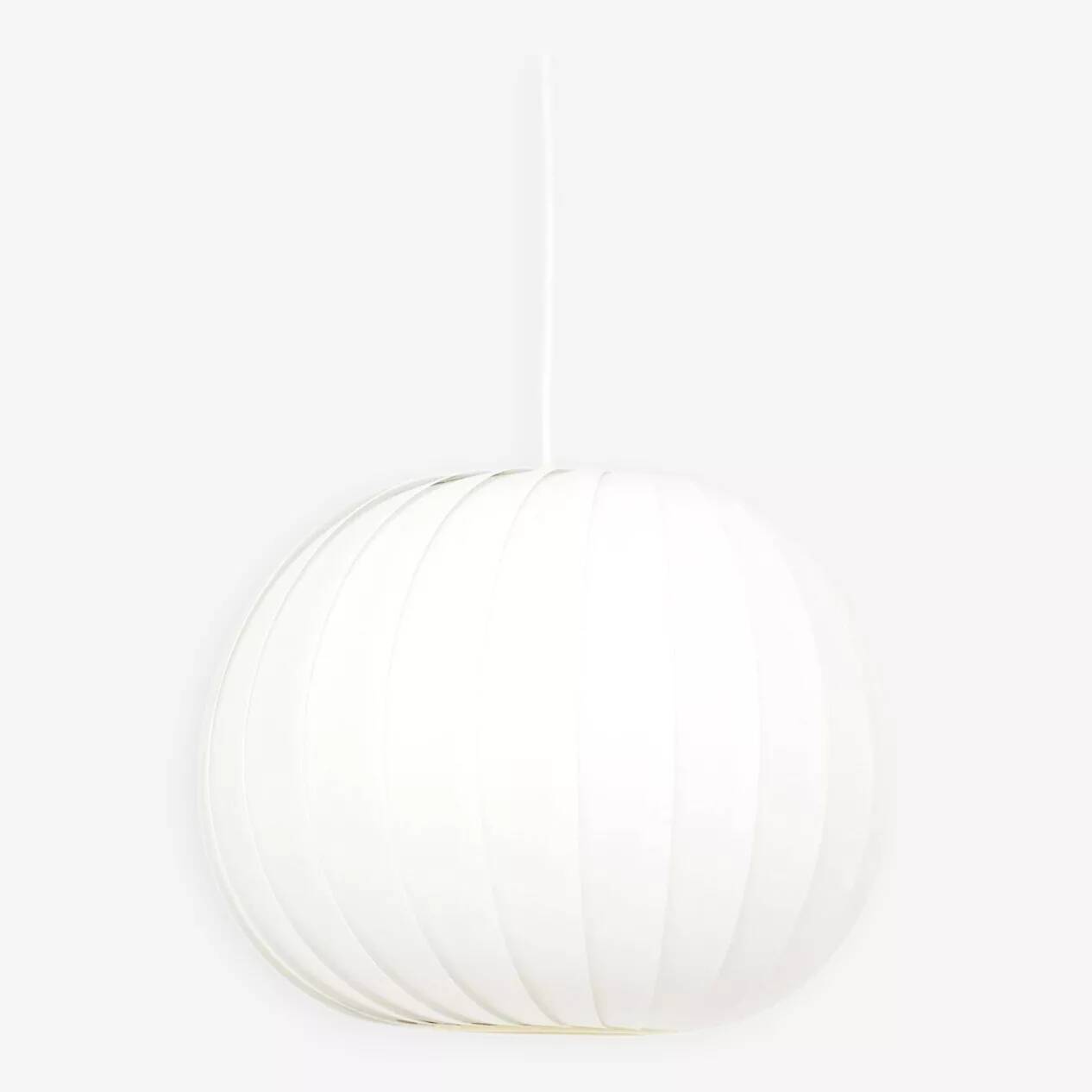 White Menuett lamp by L. Schioler, Denmark 1972