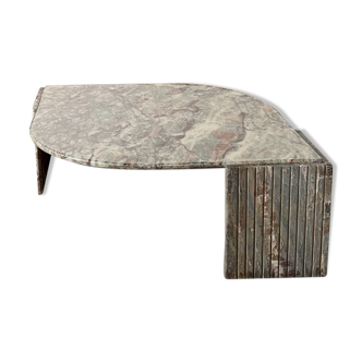 Green marble coffee table