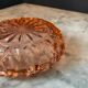 Powder pink ashtray