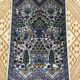 Handmade carpet in natural silk