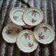 10 assiettes plates anciennes Longchamp 