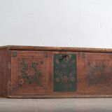 Ancienne malle avec motifs floraux (c.1920) #24