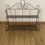 Wrought iron shelf