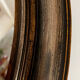 Antique oval mirror made in Belgium.