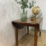 Country-style drop-leaf table