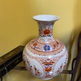 Imari style porcelain decorative vase