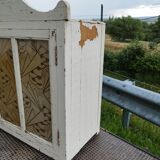 Old glass cabinet pharmacy cabinet