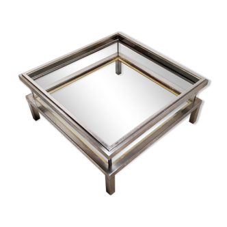 Sliding top coffee table by Maison Jansen, 1970