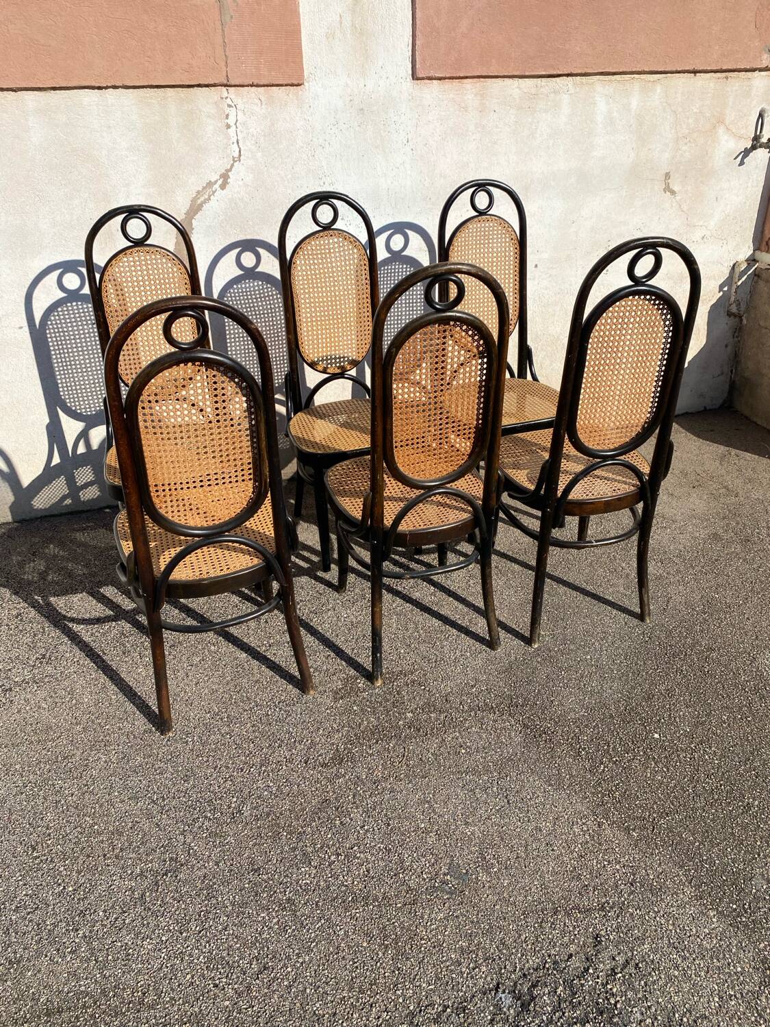 Set of 6 Salvatore Leone chairs