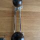 Wooden ball wall coat rack
