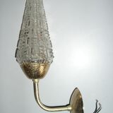 Gold metal wall and glass 1970