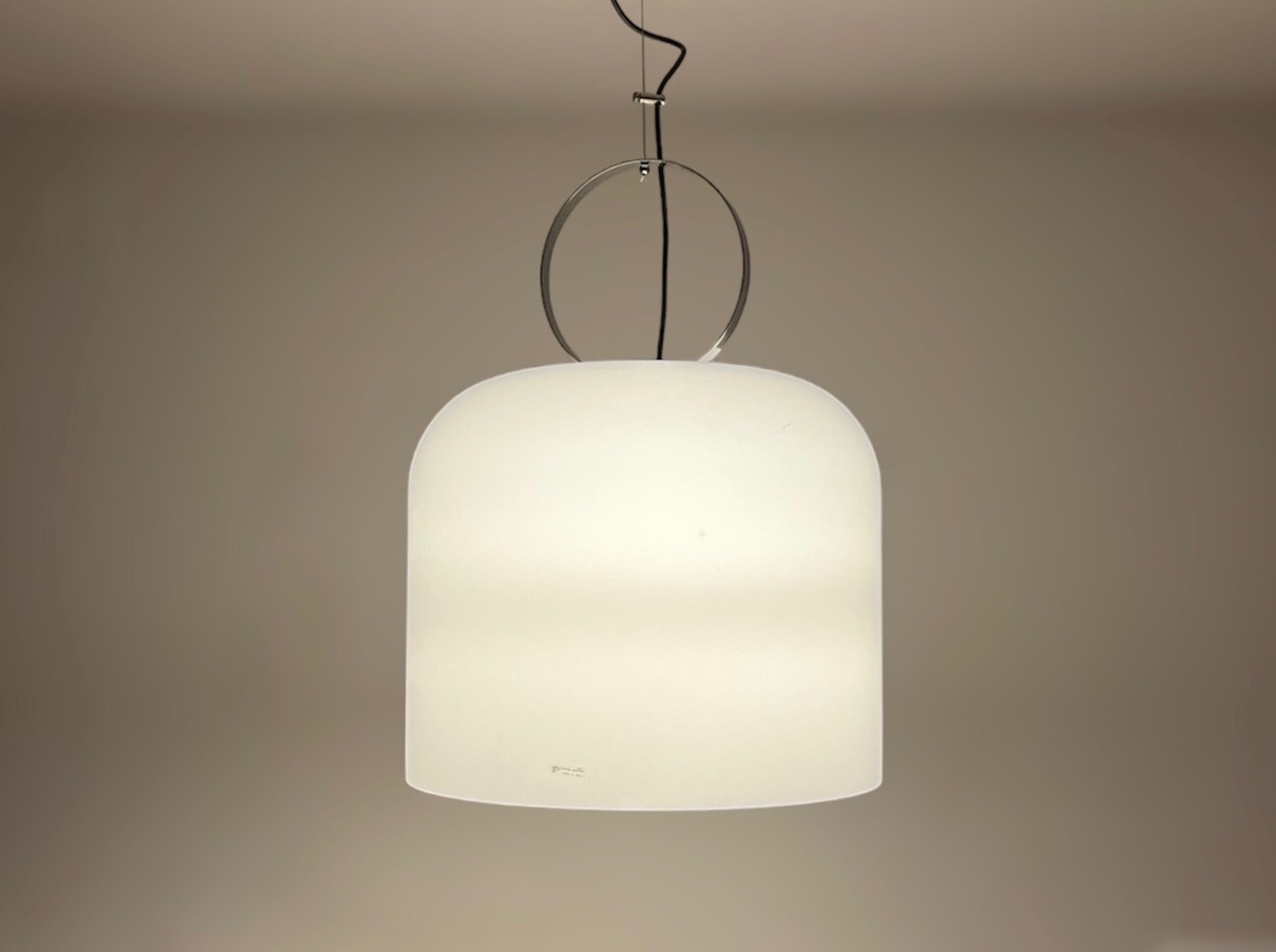 Large Hanging Lamp 'Alvise' by Luigi Massoni for Harvey Guzzini, 70s