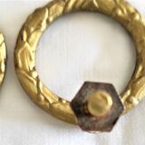 Louis xvi drawer handle in bronze with their nut
