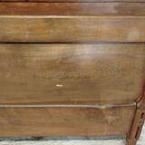 Headboard made of carved wood