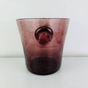 XL champagne bucket, bubble glass from Biot, purple