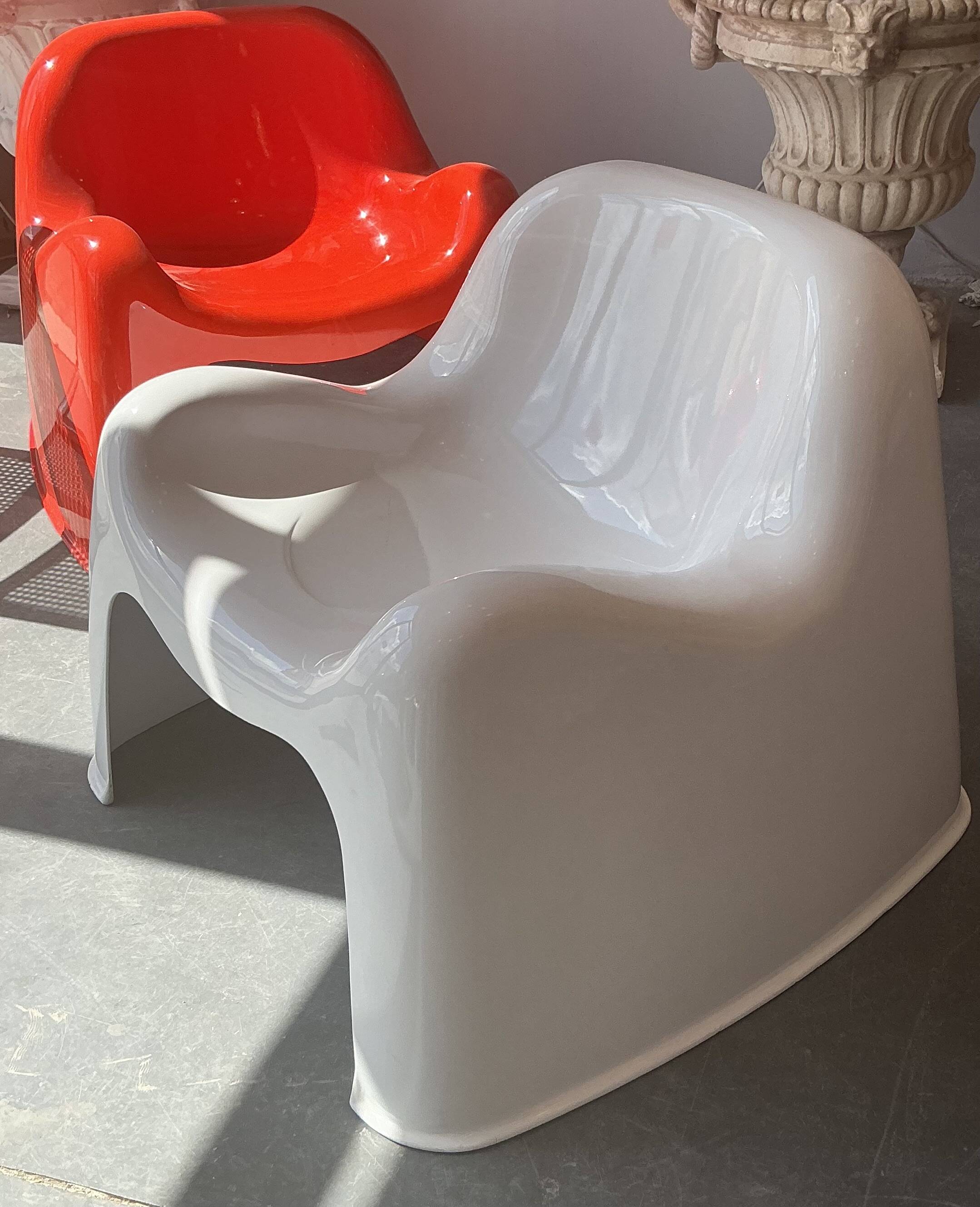 Pair of Toga armchairs by Sergio Mazza for Artemide 1968