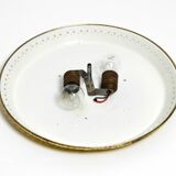 Mid Century Modern metal ceiling or wall lamp by Ernest Igl for Hillebrand