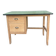 Vintage desk with green Formica top – 1960s/70s
