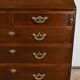 Scribanne chest of drawers in solid mahogany, Georgian period, England – 18th century