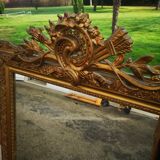 Miroir ancien doré