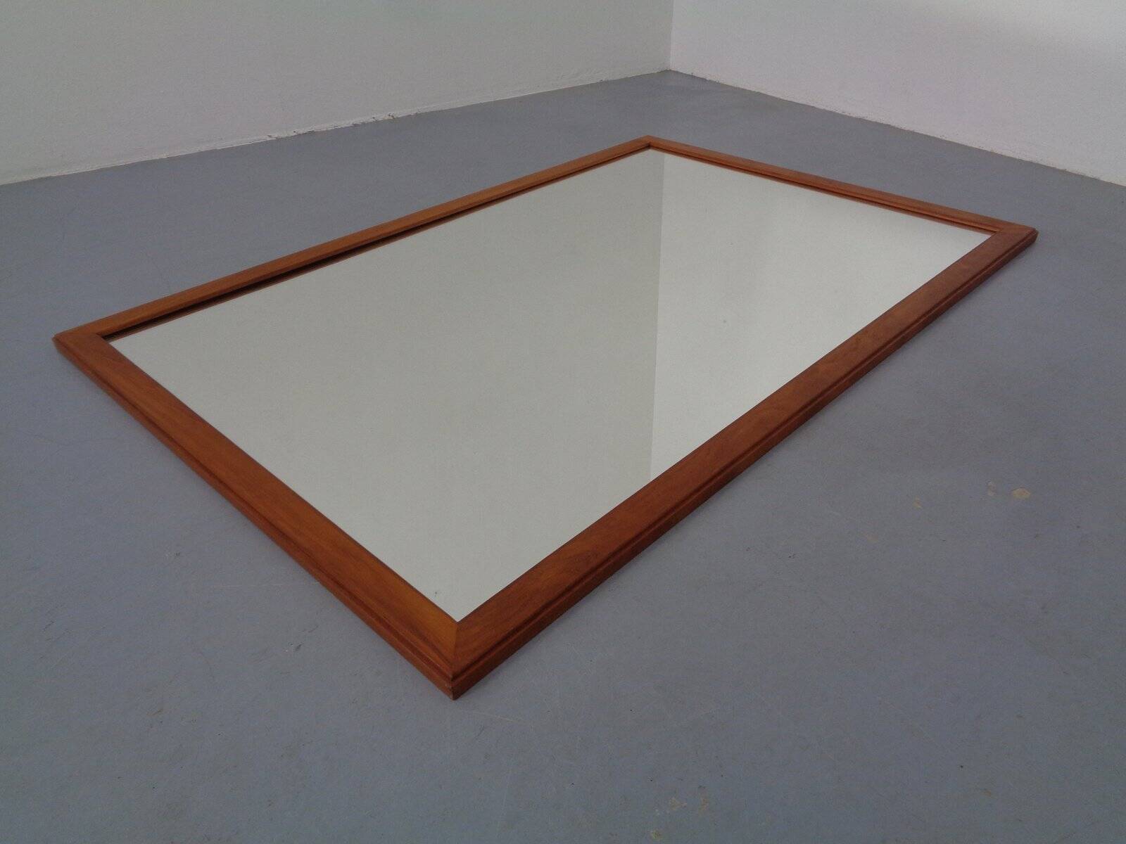 Large Danish No 368 Mirror in Teak by Aksel Kjersgaard, 1960s