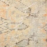 6x9 Peach Orange & Cream Geometric Vintage Rug, 179x288Cm