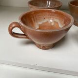 Set of 6 sandstone cups