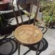 Set of 4 canned bistro chairs ZPM Radomsko design Thonet