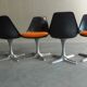 Space Age dining set by Maurice Burke for Arkana