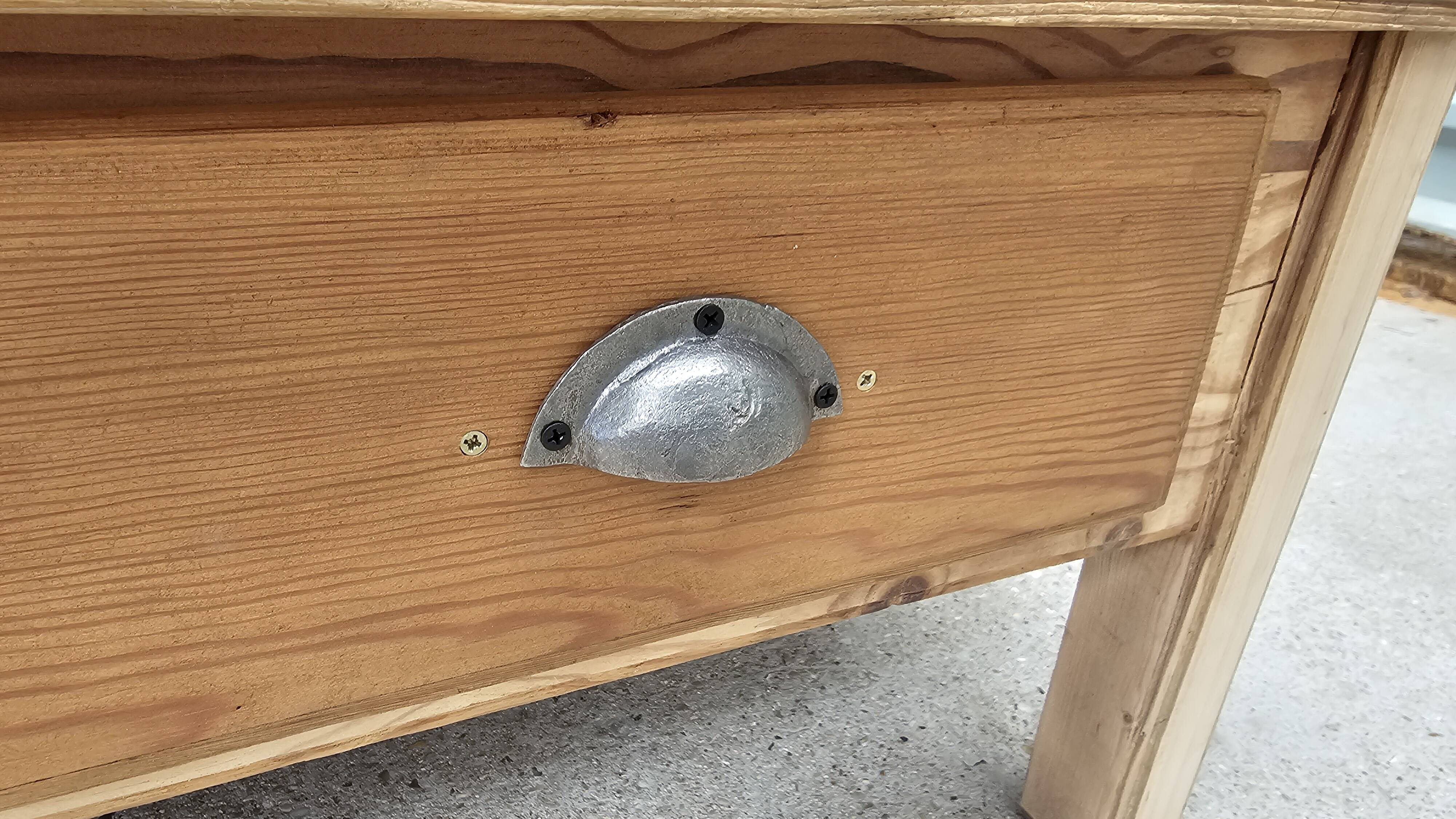 Scandinavian pine 4-drawer coffee table