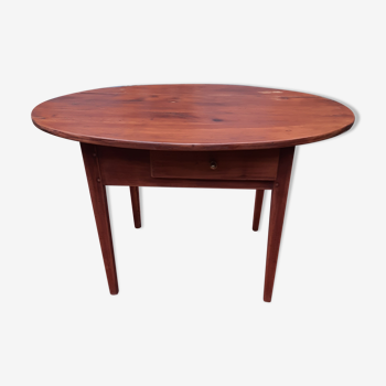 Oval table 2 drawers