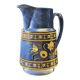 Very nice blue ceramic jug in good condition.