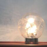 Planet Table Lamp Large Sphere from the German Space Age Mid-Century by Doria Leuchten, 1970s