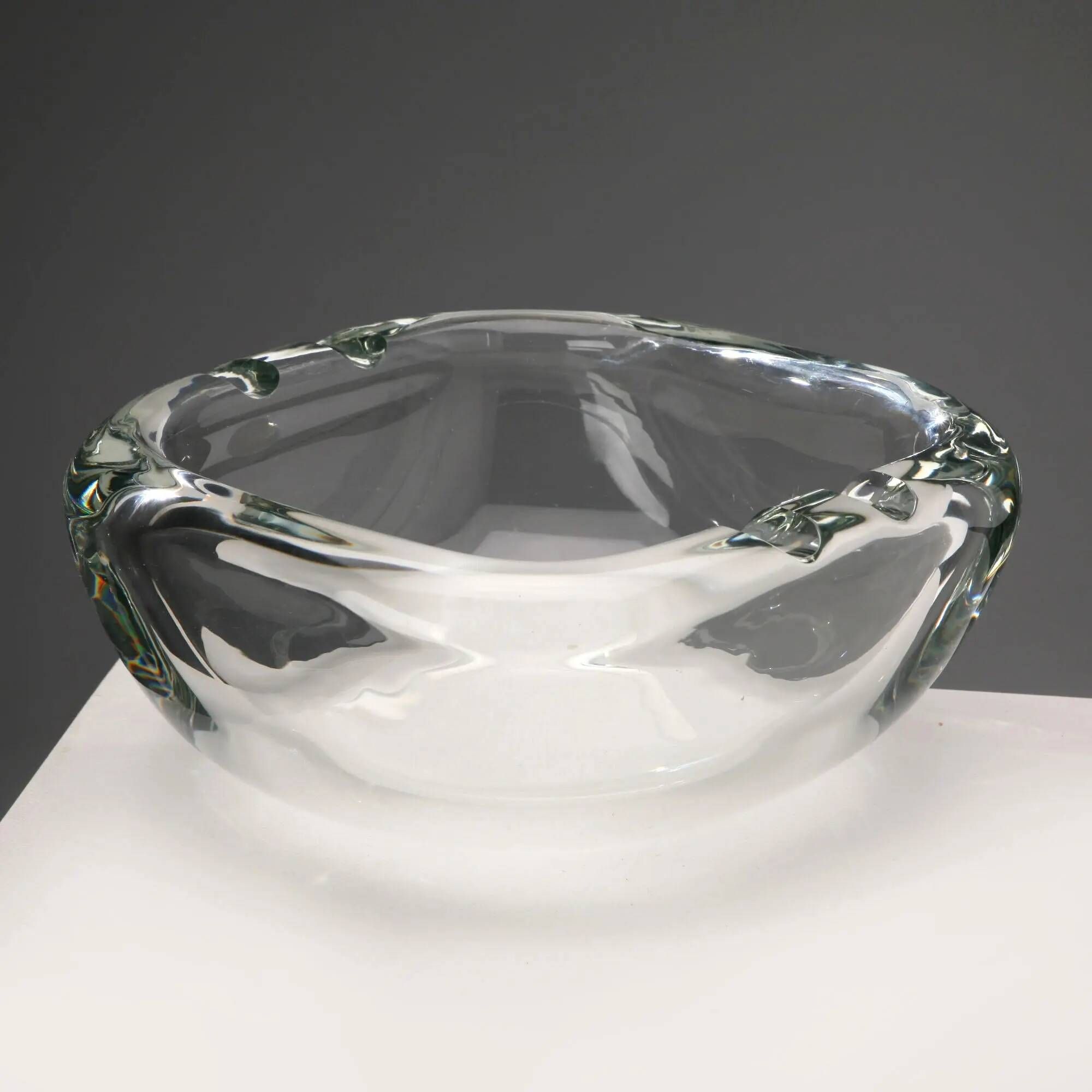Vintage glass ashtray Barbini, 1980s-1990s