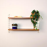 Scandinavian wall bookcase