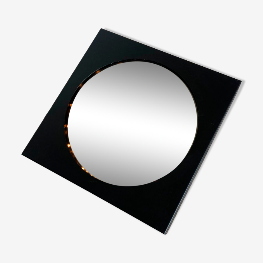 Miroir infini vintage en métal 30x30cm | Selency