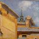 Spanish Village signed Diaz de la poue