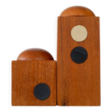 Set of Danish modernist teak salt and pepper shakers, set of 2.