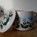 Hand-painted rustic soup