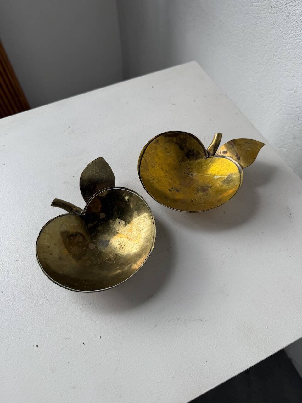 Brass "apple" pocket watch