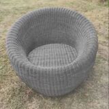 Rattan armchair