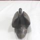 Old mail carrier swan (towel holder or letter holder) made of metal