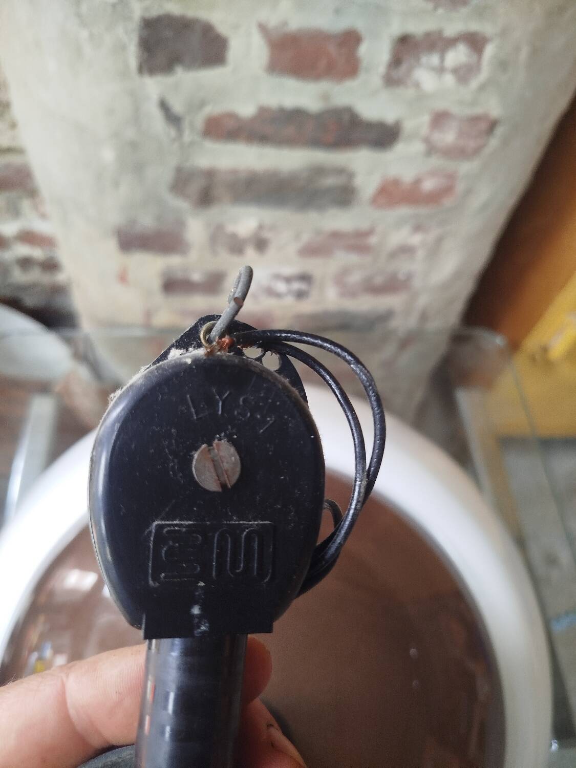 Vintage Em LYS pendant light, 70s