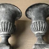 Pair of Medici style Planter Vases Anthracite Grey.