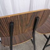 Chaises d'école industrielles vintage - STOL Kamnik - Yougoslavie des années 70 - Lot de 6