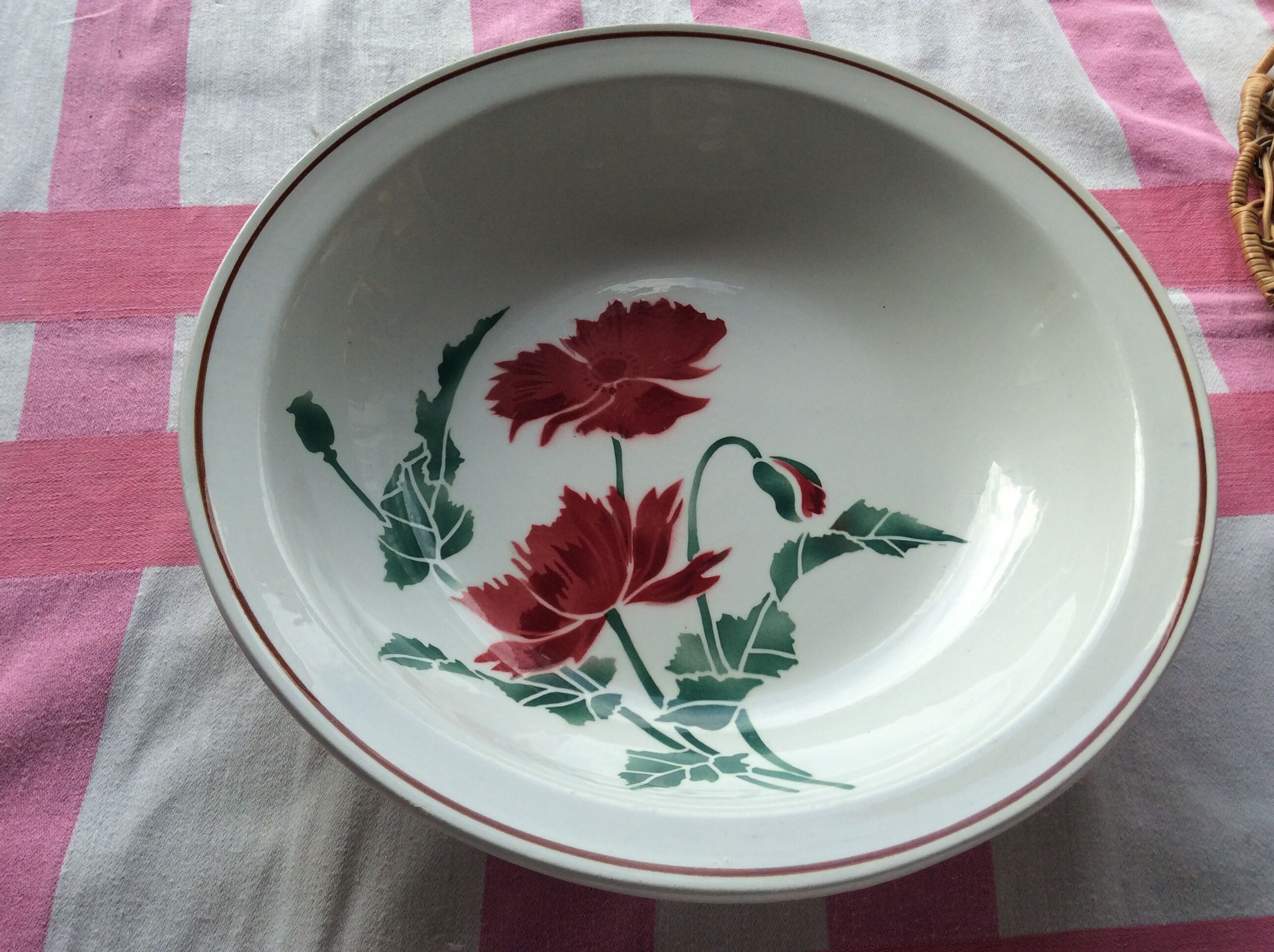 Vintage hollow dish