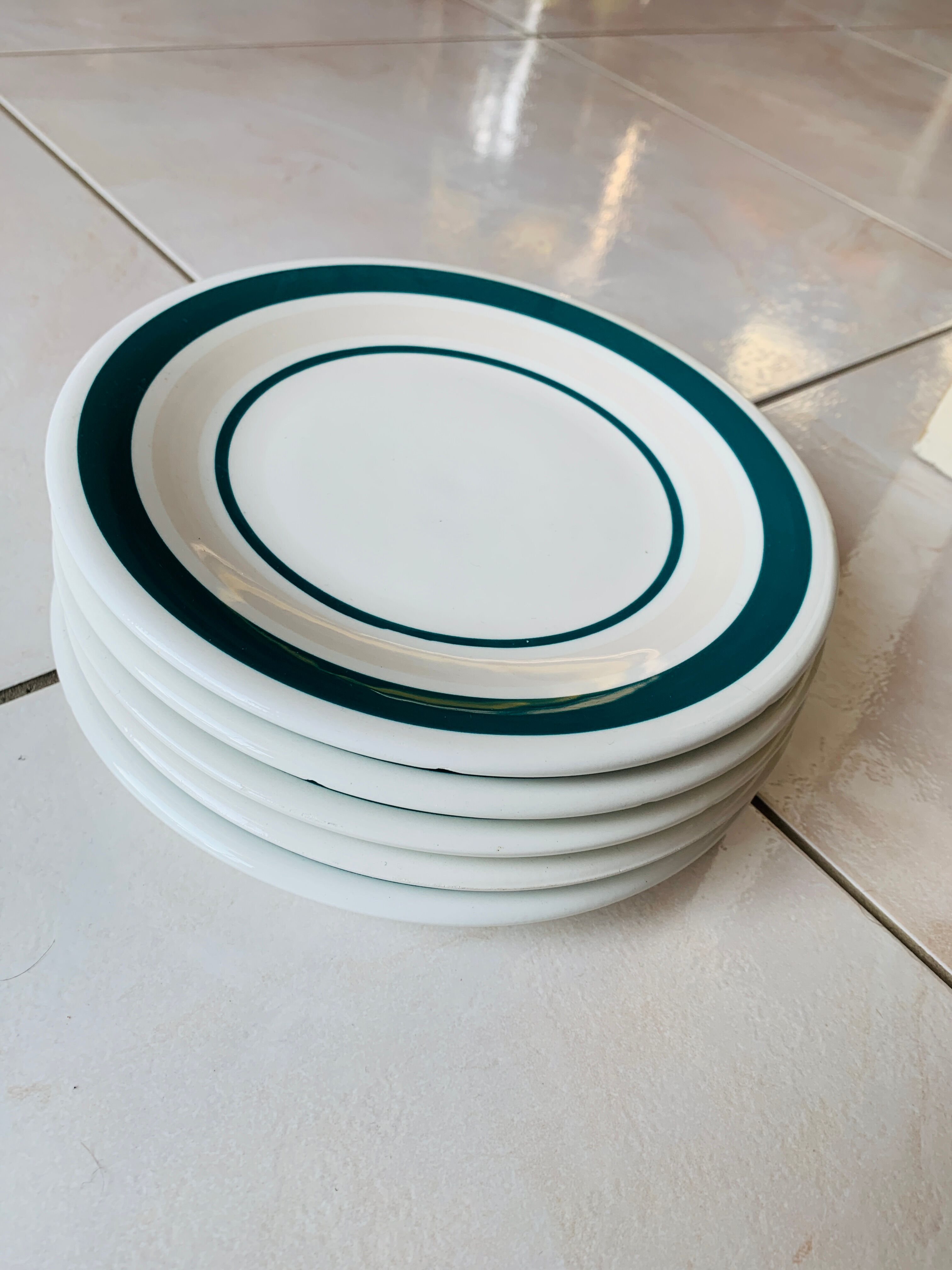 Lot plates Vintage Italian Castelforte