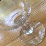 Set of 2 old blown glasses