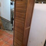 Pair of oak curtain file cabinets