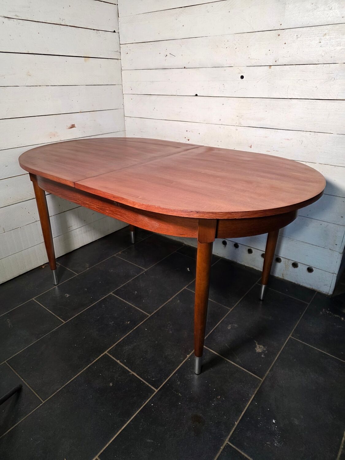 Scandinavian extendable teak table from the 1960s (butterfly extension)